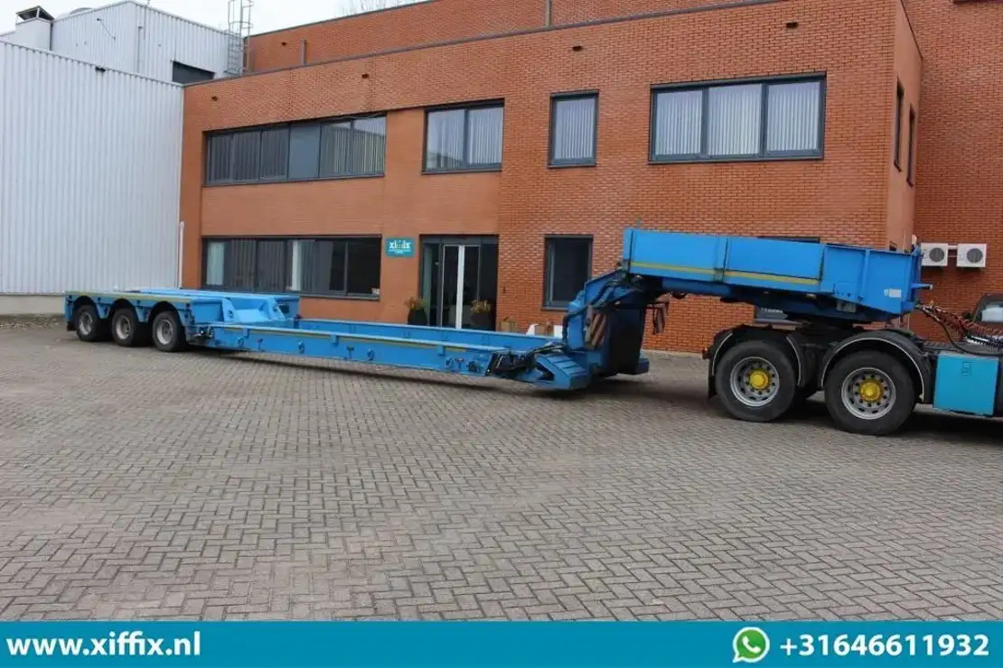 Faymonville 3-ass. Uitschuifbare dieplader met afneembare zwanenhals / Hydr. Vre - Низкорамный полуприцеп: фото 4 Faymonville 3-ass. Uitschuifbare dieplader met afneembare zwanenhals / Hydr. Vre - Низкорамный полуприцеп: фото 4