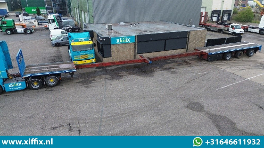 Lako 3-ass. Vlakke dubbel 2x uitschuifbare oplegger / 3x gestuurd - Полуприцеп бортовой/ Платформа: фото 1 Lako 3-ass. Vlakke dubbel 2x uitschuifbare oplegger / 3x gestuurd - Полуприцеп бортовой/ Платформа: фото 1