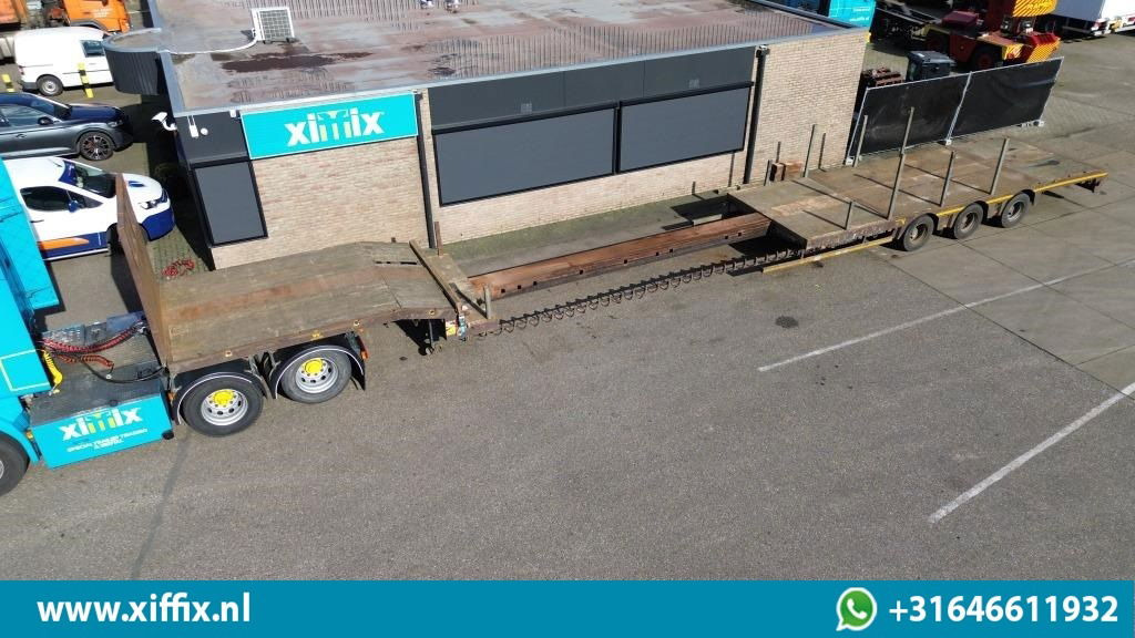 Nooteboom 3-ass. Uitschuifbare semi dieplader / Naloop gestuurd - Низкорамный полуприцеп: фото 1 Nooteboom 3-ass. Uitschuifbare semi dieplader / Naloop gestuurd - Низкорамный полуприцеп: фото 1