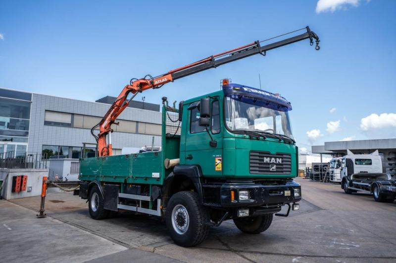 MAN FE 310A-4X4+ATLAS 105.1 A3 - Грузовик бортовой/ Платформа, Автоманипулятор: фото 2 MAN FE 310A-4X4+ATLAS 105.1 A3 - Грузовик бортовой/ Платформа, Автоманипулятор: фото 2