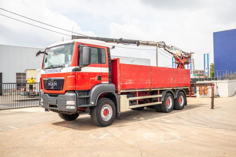 MAN TGS 33.360 BB + KENNIS 16 T/M -3XHYDR. - Грузовик бортовой/ Платформа, Автоманипулятор: фото 1 MAN TGS 33.360 BB + KENNIS 16 T/M -3XHYDR. - Грузовик бортовой/ Платформа, Автоманипулятор: фото 1
