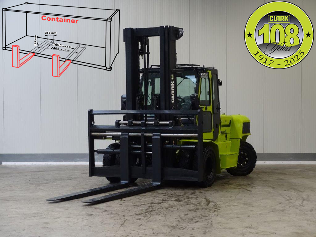 Clark C80D900 - TRIPLEX - DEMO - Дизельный погрузчик: фото 1 Clark C80D900 - TRIPLEX - DEMO - Дизельный погрузчик: фото 1