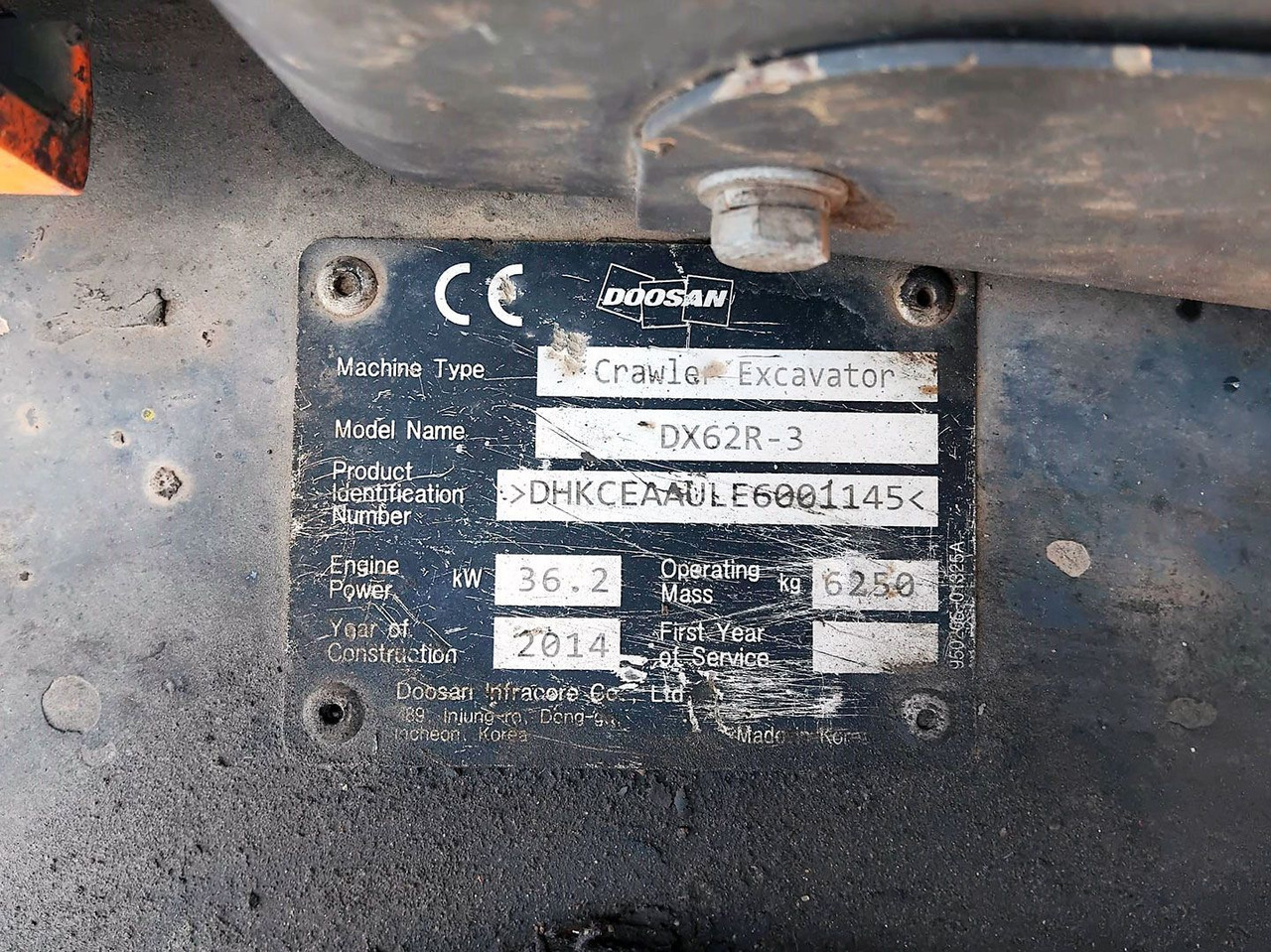 DOOSAN DX62R-3 - Мини-экскаватор: фото 3 DOOSAN DX62R-3 - Мини-экскаватор: фото 3