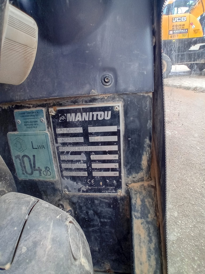 Телескопический погрузчик MANITOU MT625 H: фото 10