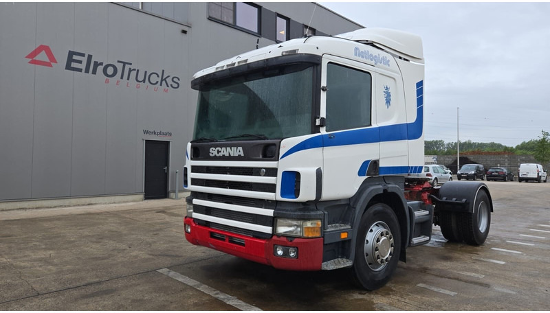 Scania P124 - 360 (POMPE MANUELLE / BOITE MANUELLE / MANUAL PUMP / MANUAL GEARBOX) - Тягач: фото 1 Scania P124 - 360 (POMPE MANUELLE / BOITE MANUELLE / MANUAL PUMP / MANUAL GEARBOX) - Тягач: фото 1