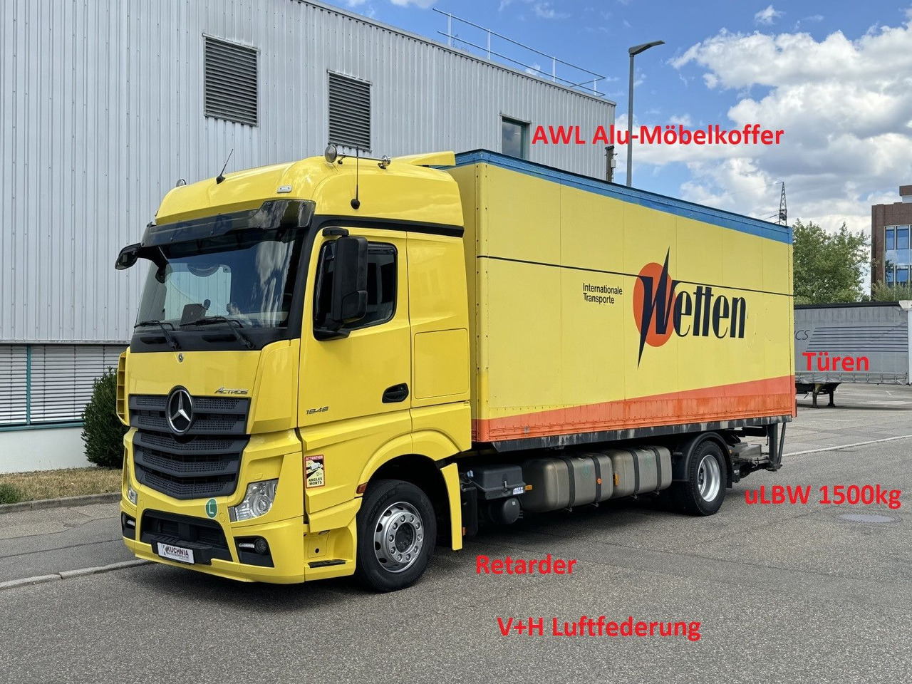 Mercedes-Benz Actros 1848 LL Gr.Haus AWL-Möbelkoffer uLBW - Грузовик с закрытым кузовом: фото 1 Mercedes-Benz Actros 1848 LL Gr.Haus AWL-Möbelkoffer uLBW - Грузовик с закрытым кузовом: фото 1