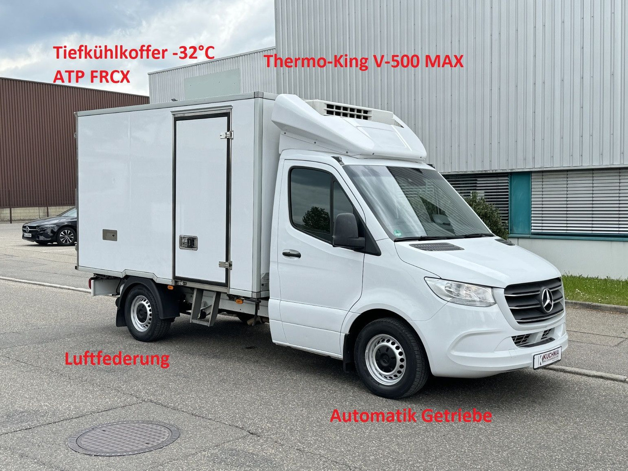 Mercedes-Benz Sprinter 316 Tiefkühl 3,3m TK V-500 MAX Luftgef. - Фургон-рефрижератор: фото 1 Mercedes-Benz Sprinter 316 Tiefkühl 3,3m TK V-500 MAX Luftgef. - Фургон-рефрижератор: фото 1