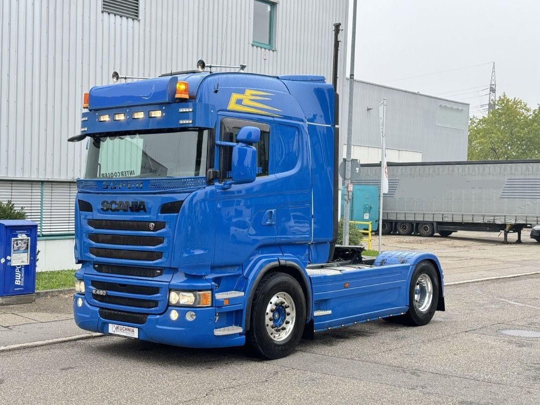 Scania R 480 Retarder Alcoa Schalter TOP Vollluft - Тягач: фото 1 Scania R 480 Retarder Alcoa Schalter TOP Vollluft - Тягач: фото 1