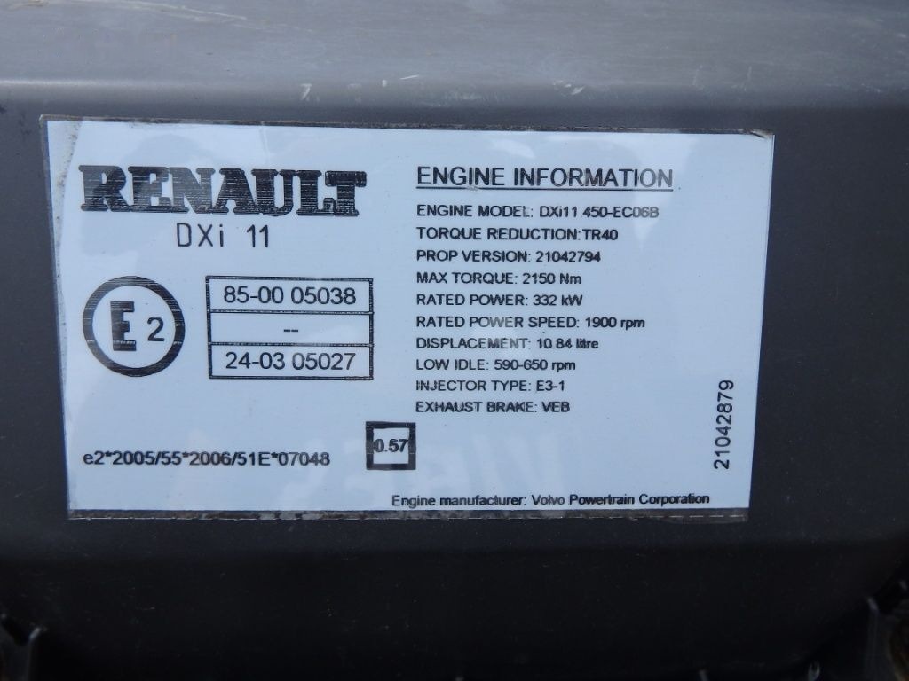 Renault DXI 11 450 Renault Premium - Двигатель для Грузовиков: фото 3 Renault DXI 11 450 Renault Premium - Двигатель для Грузовиков: фото 3