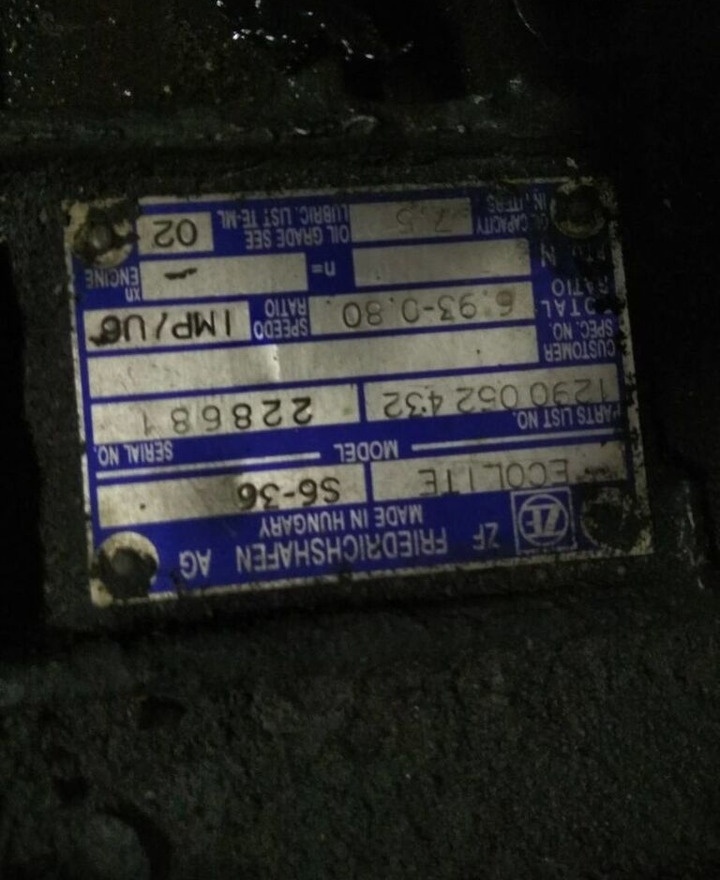 ZF 6S-36, 6S 36 MAN - Коробка передач для Грузовиков: фото 4 ZF 6S-36, 6S 36 MAN - Коробка передач для Грузовиков: фото 4