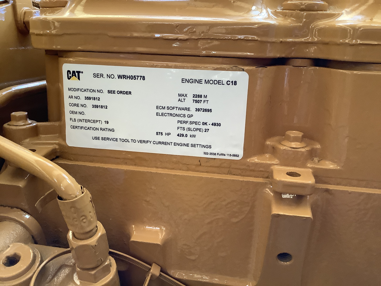 Caterpillar C18 Acert. - Двигатель: фото 3 Caterpillar C18 Acert. - Двигатель: фото 3