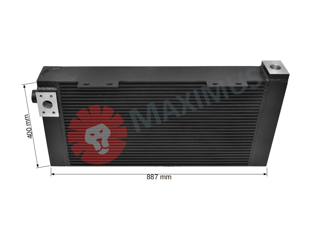 LIEBHERR L566 , L576 , L580 - Масляный радиатор для Колёсных погрузчиков: фото 2 LIEBHERR L566 , L576 , L580 - Масляный радиатор для Колёсных погрузчиков: фото 2