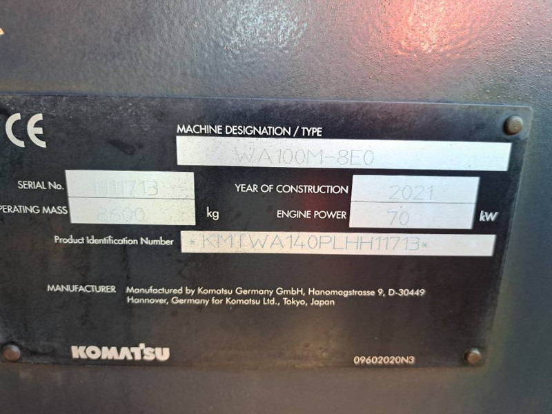 Komatsu WA 100 M-8 в лизинг Komatsu WA 100 M-8: фото 12