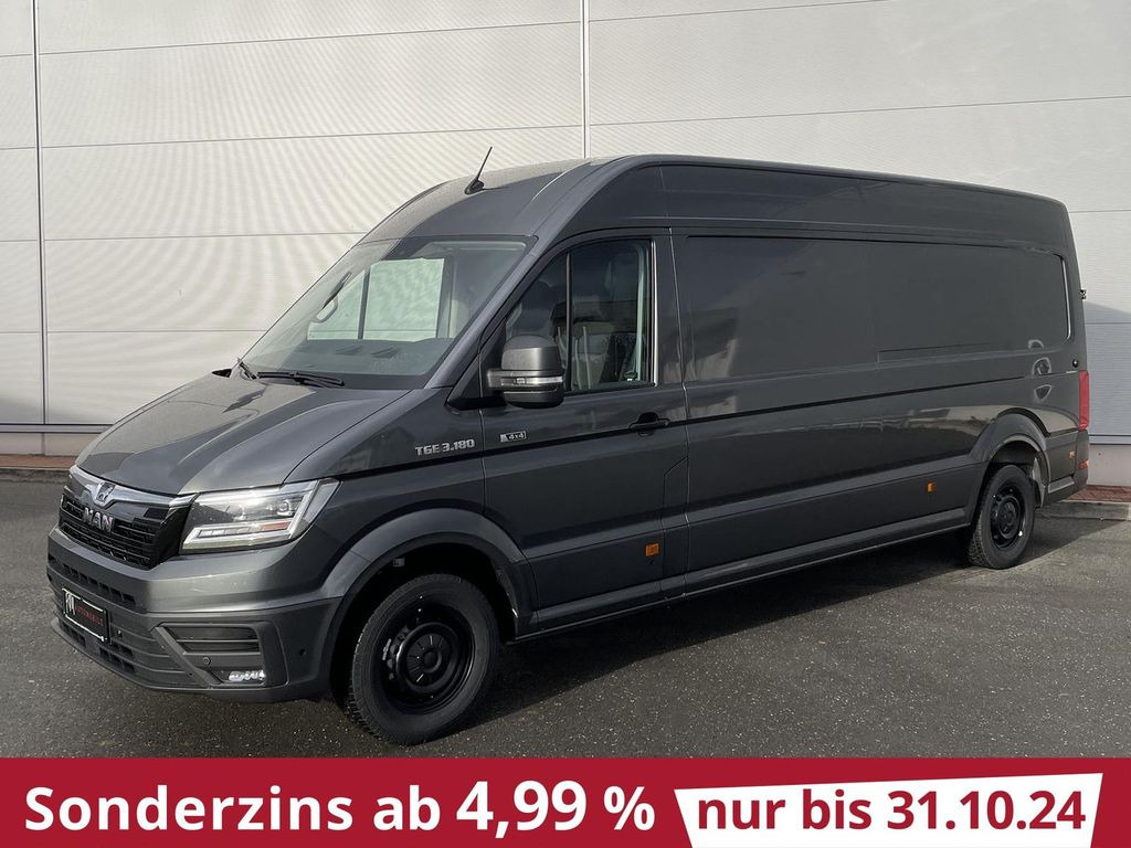 Цельнометаллический фургон MAN TGE 3.180 L4H3 Kasten 4x4 LED TEMPOMAT NAV: фото 1