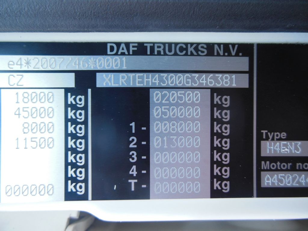 Тягач DAF XF106.480 SSC, LIMITED EDITION, STANDKLIMA, TOP!: фото 22