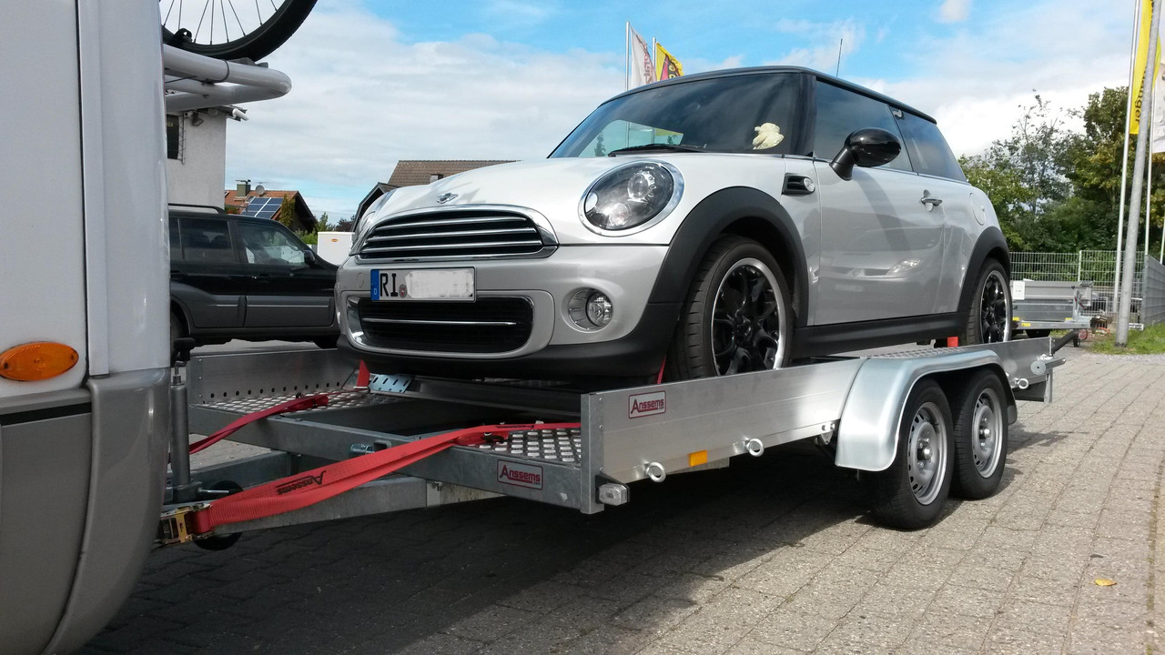 Anssems AMT ECO 2000 light 400x188x18cm (XL) Alurampen 2000kg Wohnmobilanhänger Januar Aktion - Прицеп-автовоз: фото 1 Anssems AMT ECO 2000 light 400x188x18cm (XL) Alurampen 2000kg Wohnmobilanhänger Januar Aktion - Прицеп-автовоз: фото 1