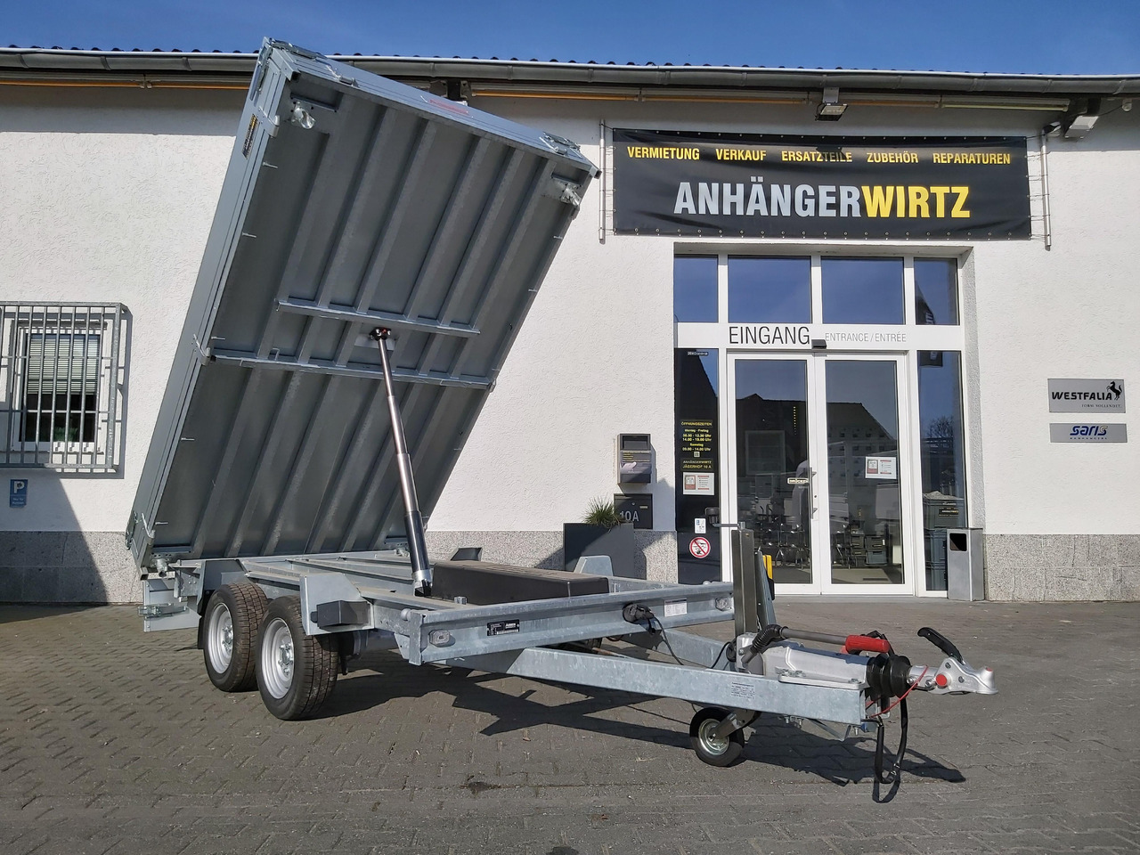 Anssems Kipper KSX 3500 Elektrisch 305x178x35cm Stahlboden niedrig Fahrgestell 3500kg - Самосвальный прицеп: фото 2 Anssems Kipper KSX 3500 Elektrisch 305x178x35cm Stahlboden niedrig Fahrgestell 3500kg - Самосвальный прицеп: фото 2