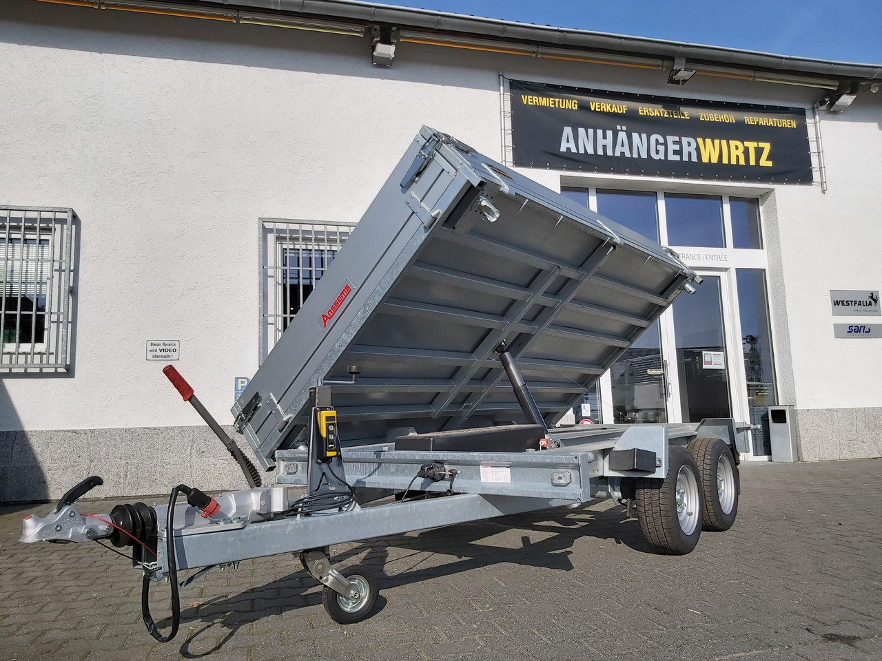 Anssems Kipper KSX 3500 Elektrisch 305x178x35cm Stahlboden niedrig Fahrgestell 3500kg - Самосвальный прицеп: фото 4 Anssems Kipper KSX 3500 Elektrisch 305x178x35cm Stahlboden niedrig Fahrgestell 3500kg - Самосвальный прицеп: фото 4