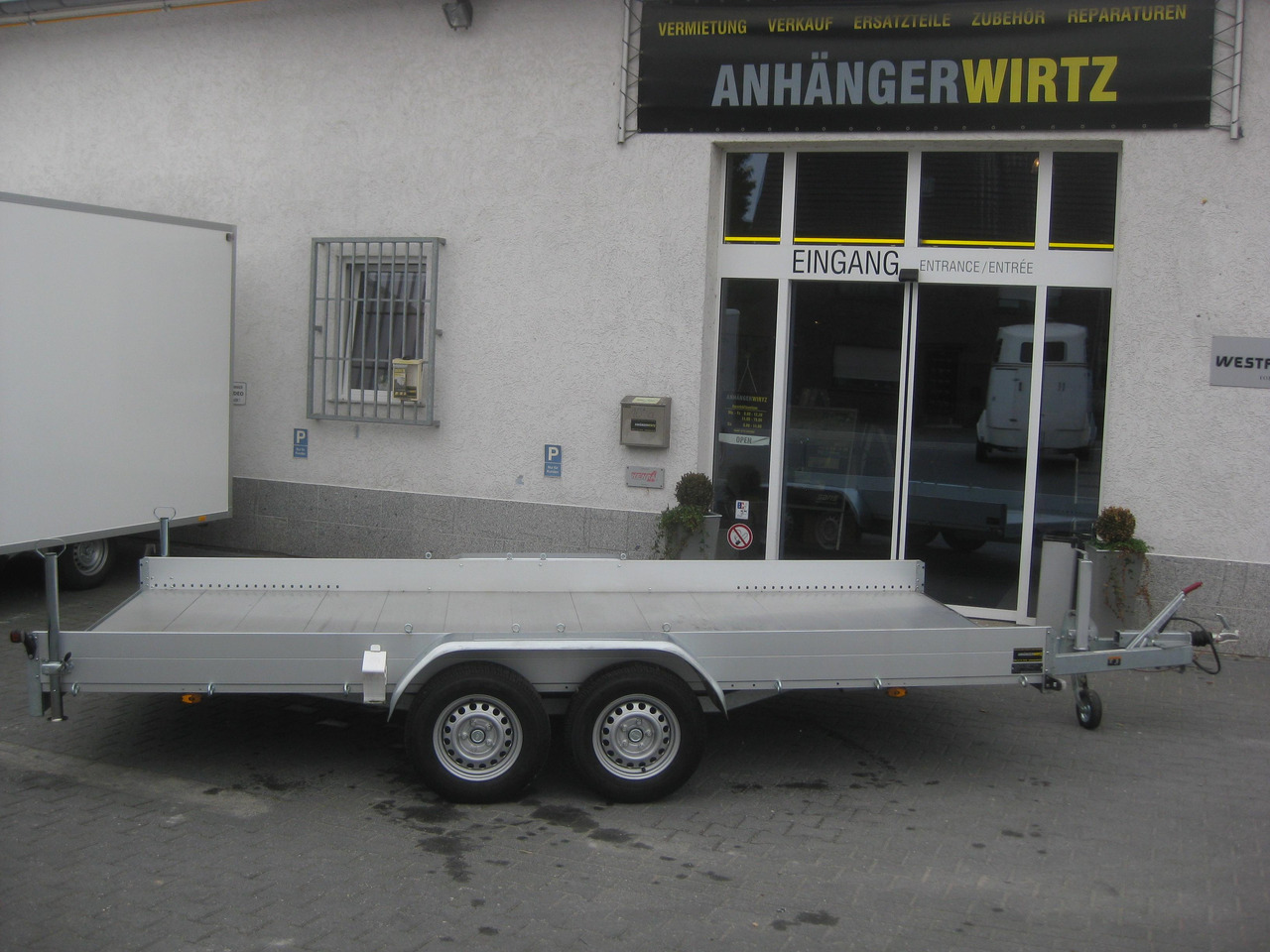 Anssems Transporter AMT 2500 407x180x18cm Aluboden Alurampen Seilwinde 2500kg online - Прицеп-автовоз: фото 3 Anssems Transporter AMT 2500 407x180x18cm Aluboden Alurampen Seilwinde 2500kg online - Прицеп-автовоз: фото 3