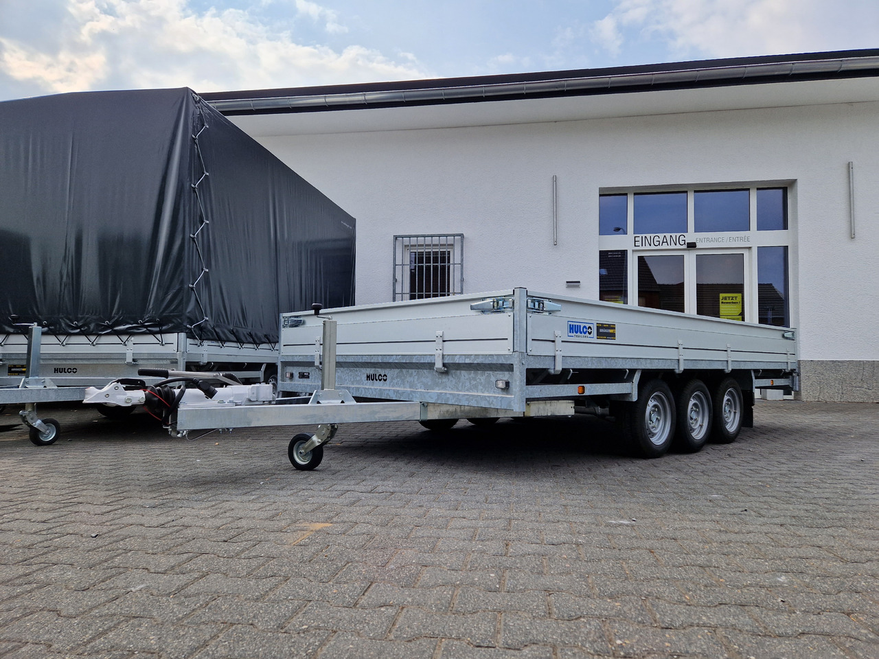 Прицеп бортовой/ Платформа MEDAX - 3 3500 405x223x30cm Tridem 12" niedrig Fahrwerk (XL) 3500kg: фото 11