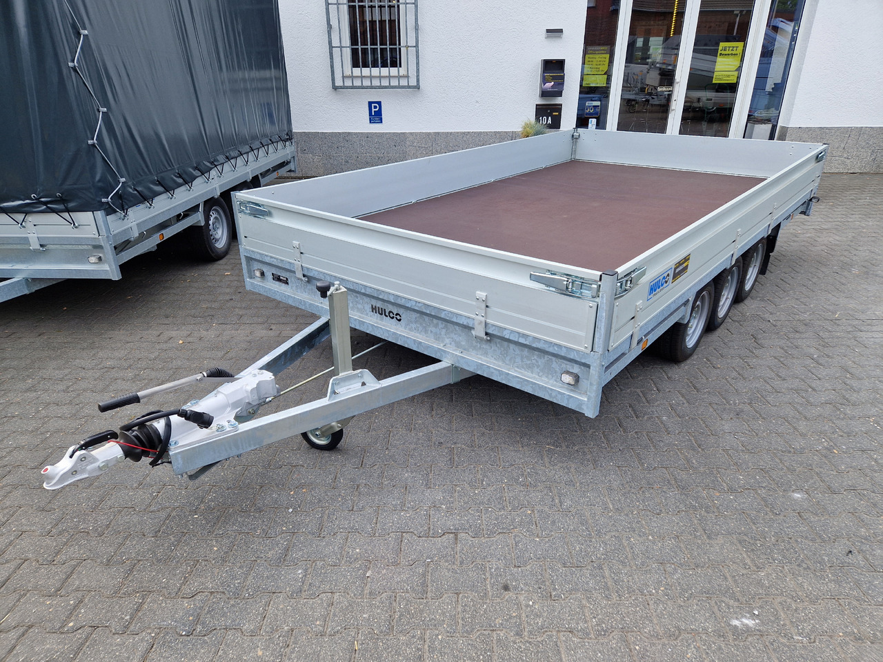 Прицеп бортовой/ Платформа MEDAX - 3 3500 405x223x30cm Tridem 12" niedrig Fahrwerk (XL) 3500kg: фото 9