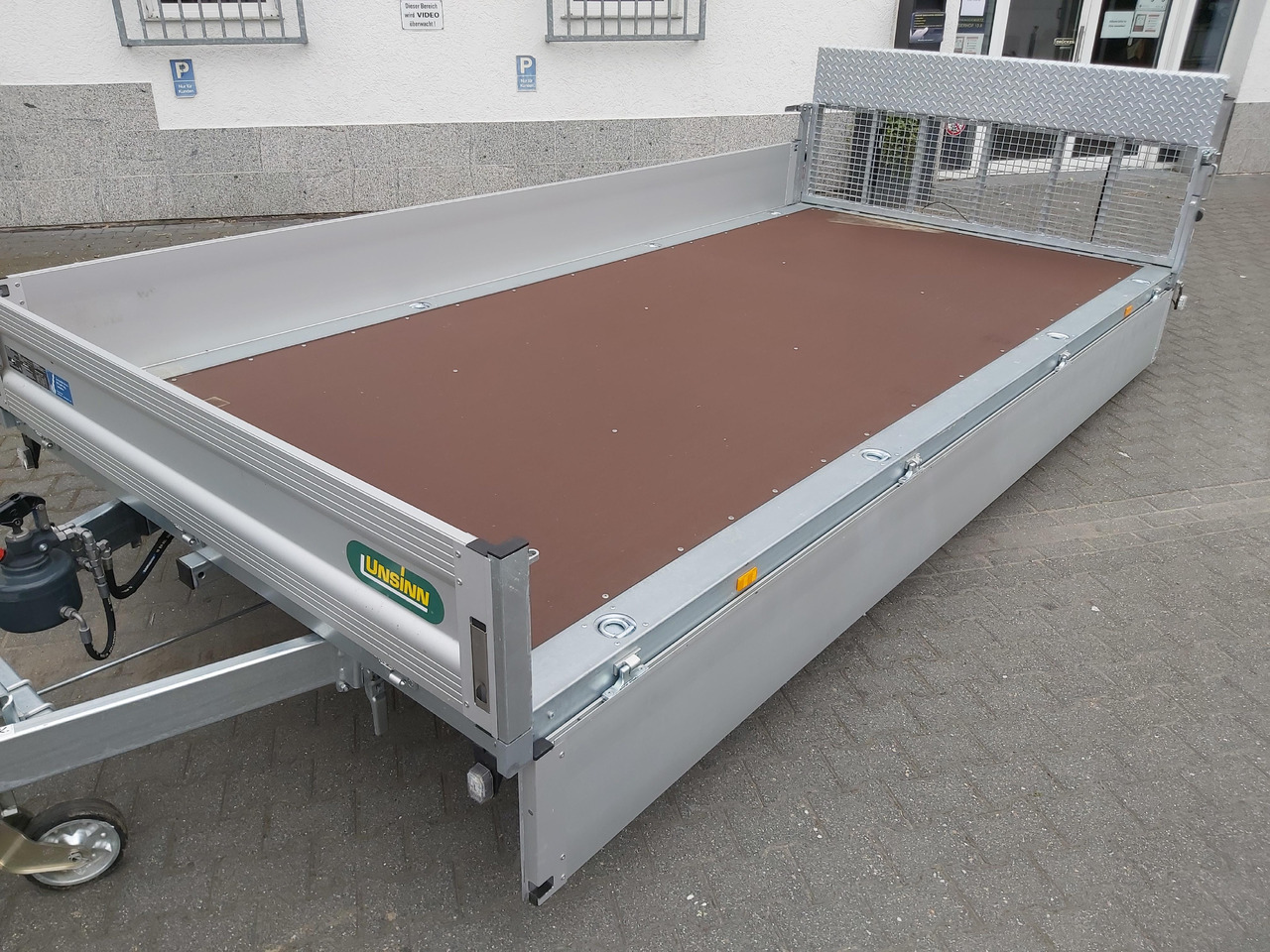 Прицеп бортовой/ Платформа Unsinn Maschinentransporter PKL 3042-10-2040 426x204x350cm easyload Alufelgen 3000kg: фото 6