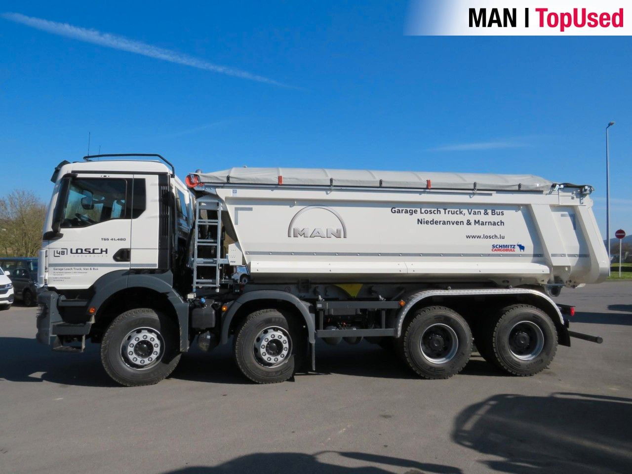 MAN TGS 41.480 8x4 BB CH Schmitz Muldenkipper Klima - Портальный бункеровоз: фото 3 MAN TGS 41.480 8x4 BB CH Schmitz Muldenkipper Klima - Портальный бункеровоз: фото 3