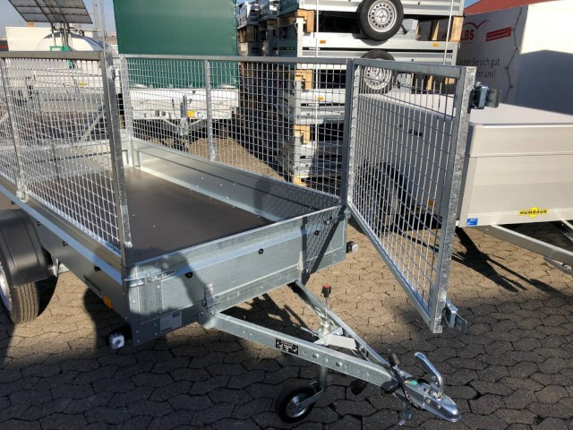 Brenderup Tieflader 2270SUB750 Stahl, 0,75 to. 2700x1300x270mm mit Laubgitter 80 cm - Прицеп для легкового автомобиля: фото 3 Brenderup Tieflader 2270SUB750 Stahl, 0,75 to. 2700x1300x270mm mit Laubgitter 80 cm - Прицеп для легкового автомобиля: фото 3