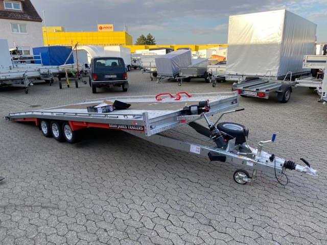 Brian James T6 Transporter, 230-6553, 5500 x 2220 mm, 3,5 to. kippbar mit Auffahrrampe - Прицеп-автовоз: фото 1 Brian James T6 Transporter, 230-6553, 5500 x 2220 mm, 3,5 to. kippbar mit Auffahrrampe - Прицеп-автовоз: фото 1