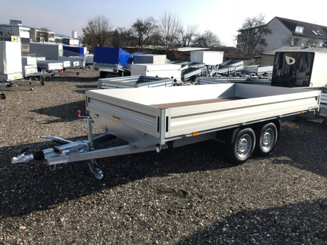 Humbaur HT 354121 Hochlader 3,5 to. 4100 x 2100 x 350 mm - Прицеп для легкового автомобиля: фото 1 Humbaur HT 354121 Hochlader 3,5 to. 4100 x 2100 x 350 mm - Прицеп для легкового автомобиля: фото 1