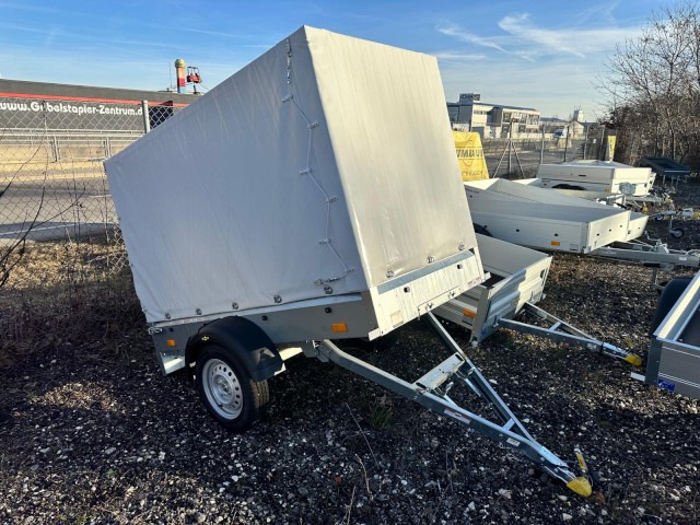 Humbaur Steely DK kippbar Tieflader mit Hochplane 140cm, 750 kg, 2050 x 1095 x 300 mm - Прицеп для легкового автомобиля: фото 1 Humbaur Steely DK kippbar Tieflader mit Hochplane 140cm, 750 kg, 2050 x 1095 x 300 mm - Прицеп для легкового автомобиля: фото 1