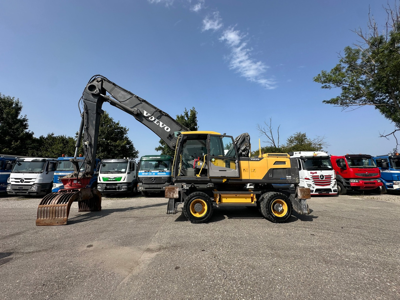 VOLVO EW 210 D 24t Greifer - Экскаватор: фото 2 VOLVO EW 210 D 24t Greifer - Экскаватор: фото 2
