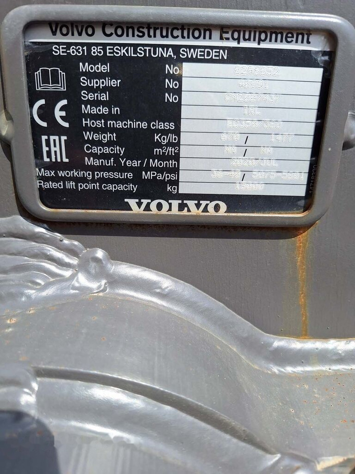Volvo 8296852 Volvo EC350/380 - Сцепное устройство для Экскаваторов: фото 5 Volvo 8296852 Volvo EC350/380 - Сцепное устройство для Экскаваторов: фото 5