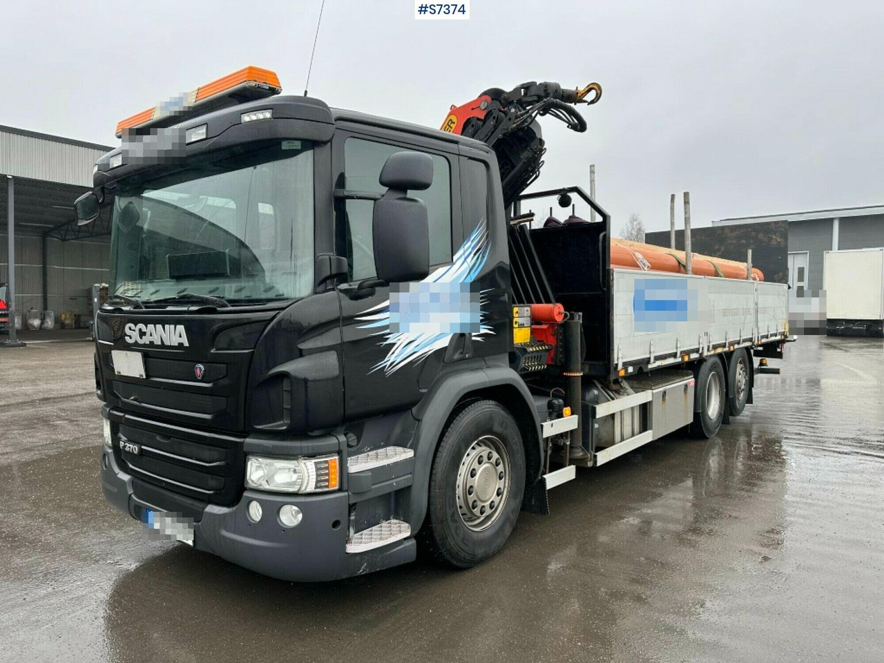 Crane truck Scania P370 with Palfinger PK18002-EH and tail lift - Автоманипулятор: фото 1 Crane truck Scania P370 with Palfinger PK18002-EH and tail lift - Автоманипулятор: фото 1