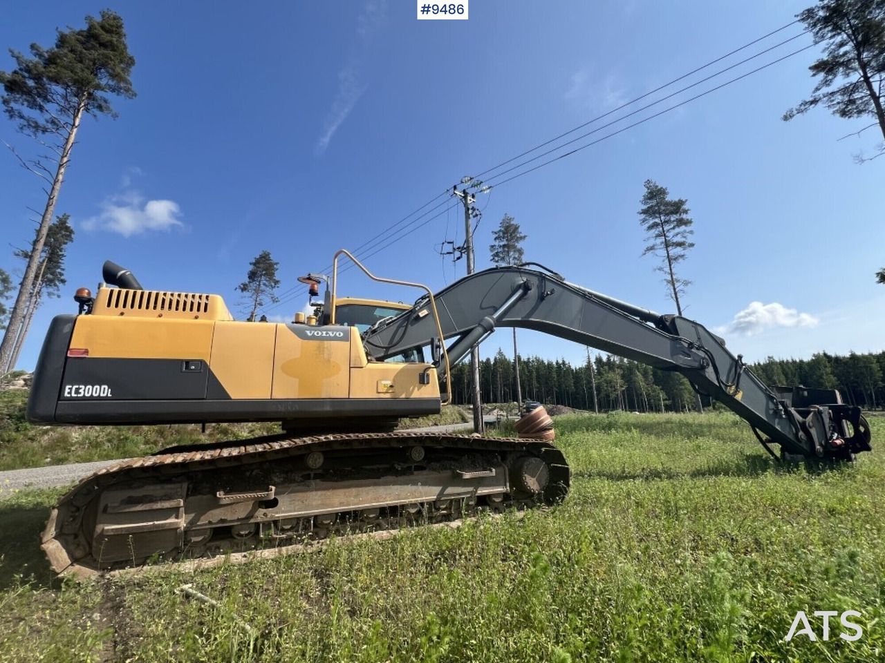 Гусеничный экскаватор Excavator Volvo EC300DL- With excavator system and scale (See Video): фото 10