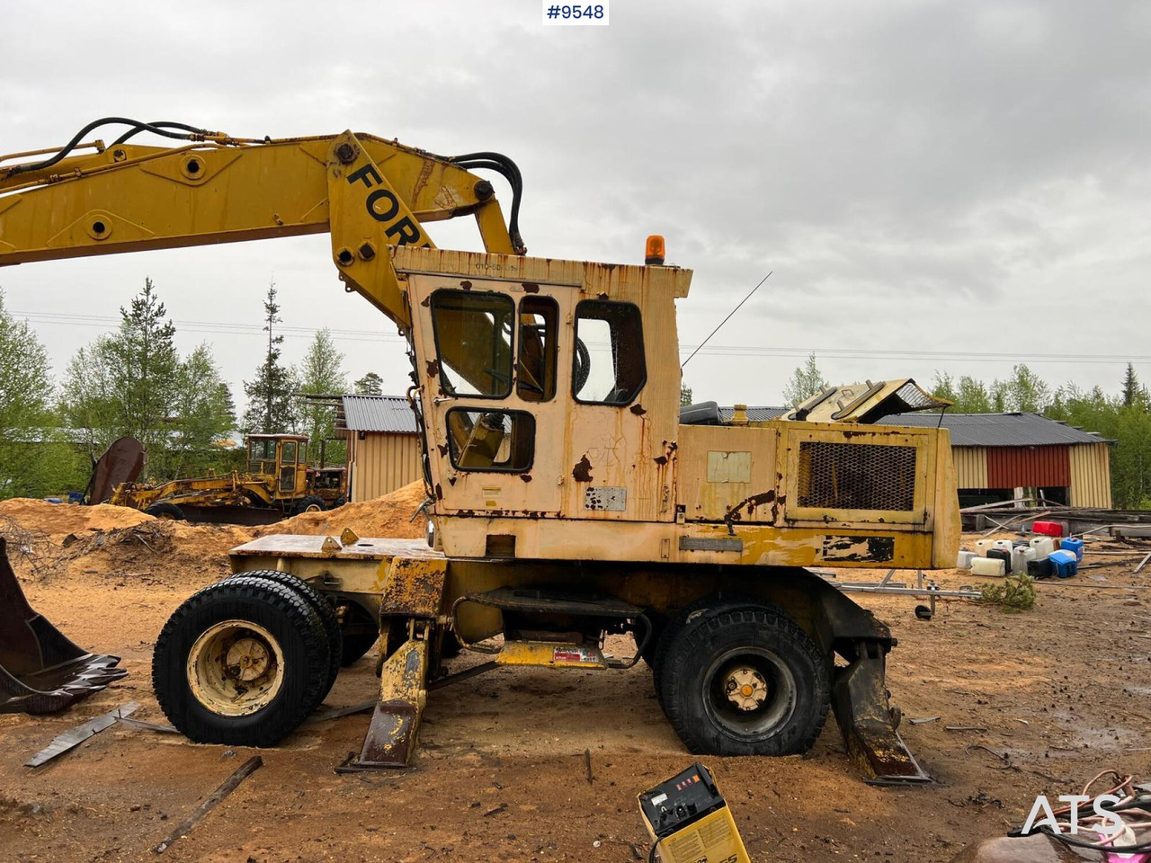 Колёсный экскаватор FORD Wheel excavator (VIDEO): фото 5