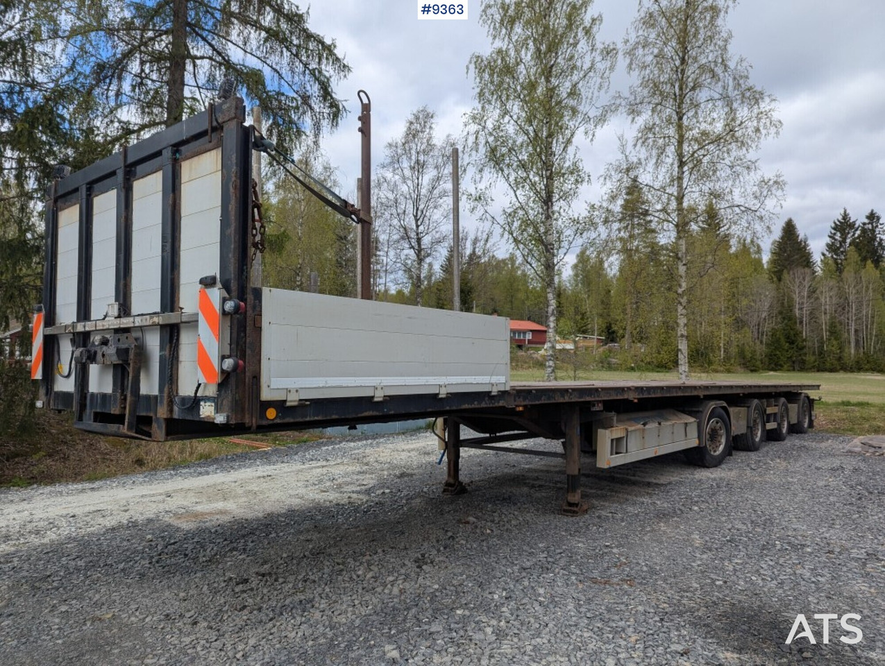 Flatbed trailer Närko - Полуприцеп бортовой/ Платформа: фото 1 Flatbed trailer Närko - Полуприцеп бортовой/ Платформа: фото 1