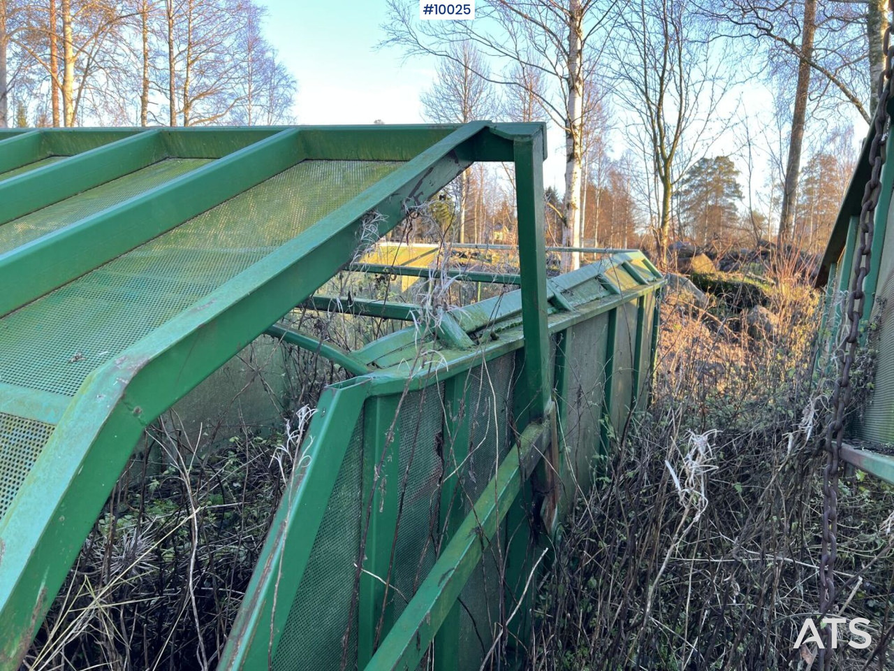 Кузов платформа Grönmassekassett till KMA 160 dumpervagn: фото 6