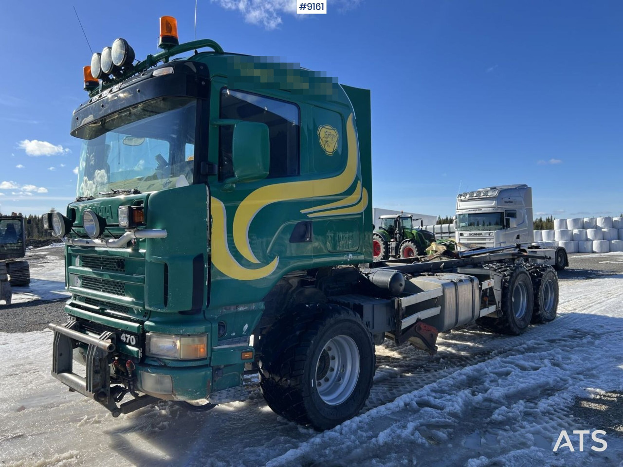 Scania R124 with cameleont quick lock, underbite and plow attachments - Грузовик-шасси: фото 1 Scania R124 with cameleont quick lock, underbite and plow attachments - Грузовик-шасси: фото 1