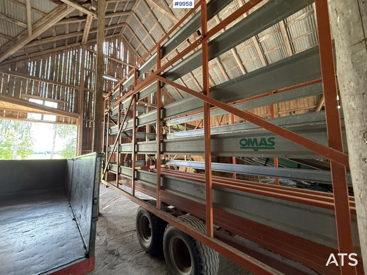 Self-loading trailer small bale Omas CB170 S - Техника для силоса, Прицеп: фото 1 Self-loading trailer small bale Omas CB170 S - Техника для силоса, Прицеп: фото 1