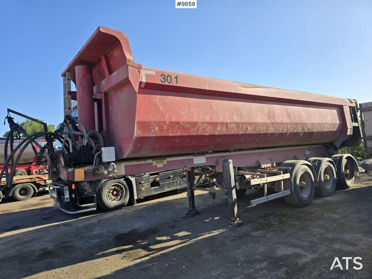 Tipper trailer Damm SE-42T - Самосвальный полуприцеп: фото 1 Tipper trailer Damm SE-42T - Самосвальный полуприцеп: фото 1