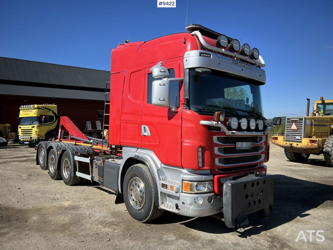 Tridem Hooklift Truck Scania G490 with plow brackets - Крюковой мультилифт: фото 2 Tridem Hooklift Truck Scania G490 with plow brackets - Крюковой мультилифт: фото 2