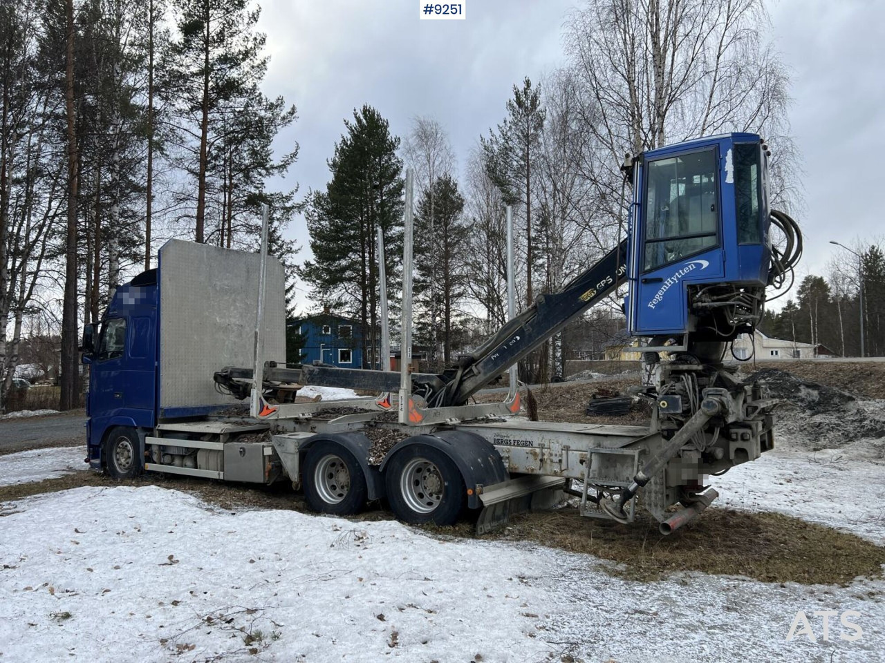 Лесовоз Volvo FH 16 6*4 Logging truck with crane: фото 11