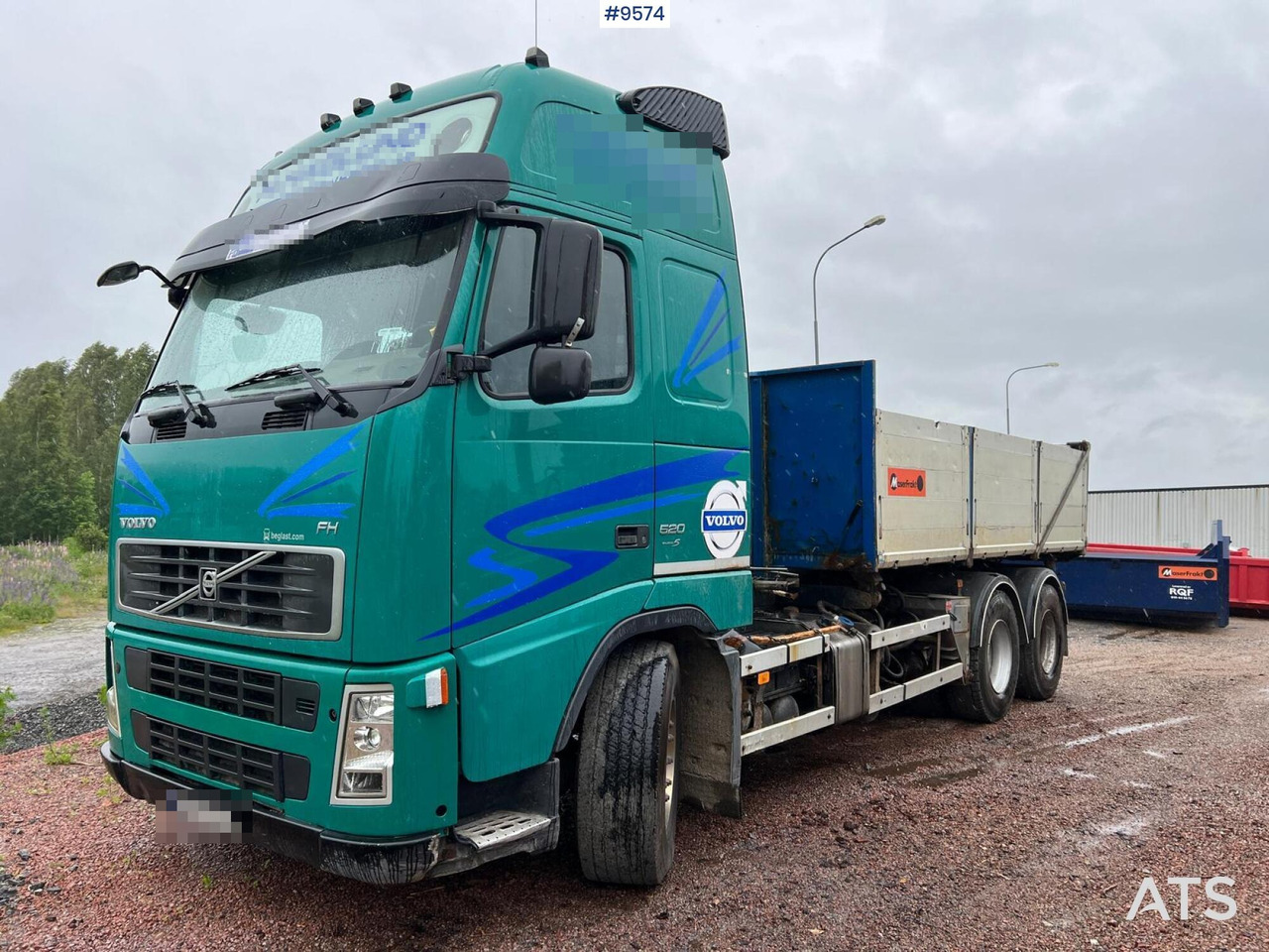 Volvo FH 520 6X4 Quick lock with flatbed - Грузовик бортовой/ Платформа: фото 1 Volvo FH 520 6X4 Quick lock with flatbed - Грузовик бортовой/ Платформа: фото 1