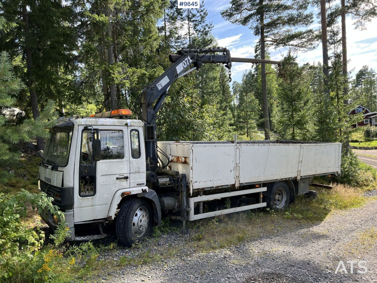 Volvo FL 614 4X2 Crane truck Repair object (VIDEO) - Грузовик бортовой/ Платформа, Автоманипулятор: фото 3 Volvo FL 614 4X2 Crane truck Repair object (VIDEO) - Грузовик бортовой/ Платформа, Автоманипулятор: фото 3