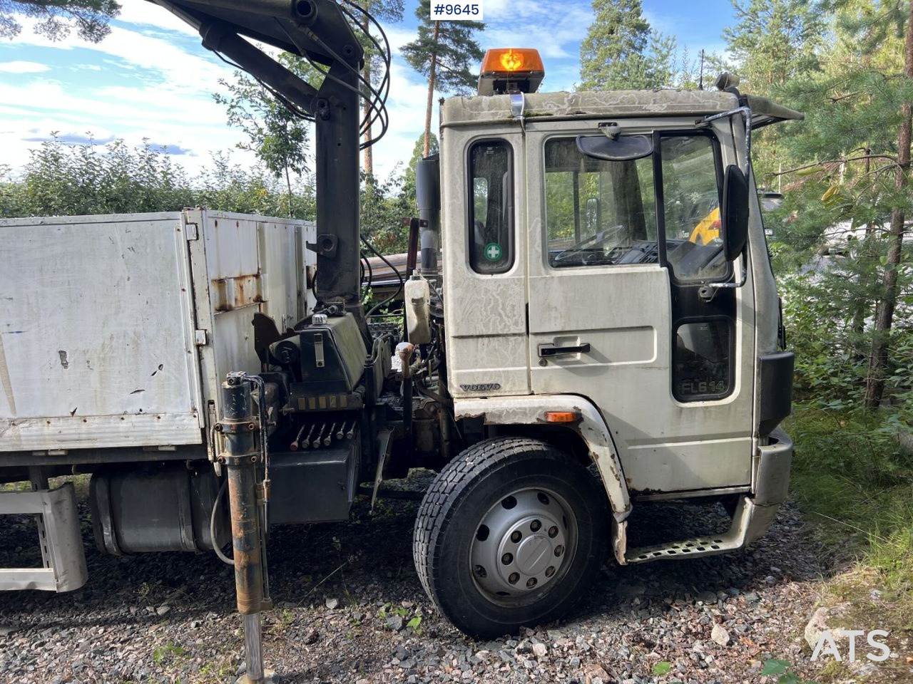Volvo FL 614 4X2 Crane truck Repair object (VIDEO) - Грузовик бортовой/ Платформа, Автоманипулятор: фото 4 Volvo FL 614 4X2 Crane truck Repair object (VIDEO) - Грузовик бортовой/ Платформа, Автоманипулятор: фото 4