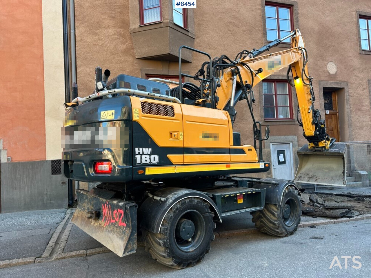 Wheeled excavator Hyundai HW180 with rotor digging system and gear (SEE VIDEO) - Колёсный экскаватор: фото 3 Wheeled excavator Hyundai HW180 with rotor digging system and gear (SEE VIDEO) - Колёсный экскаватор: фото 3