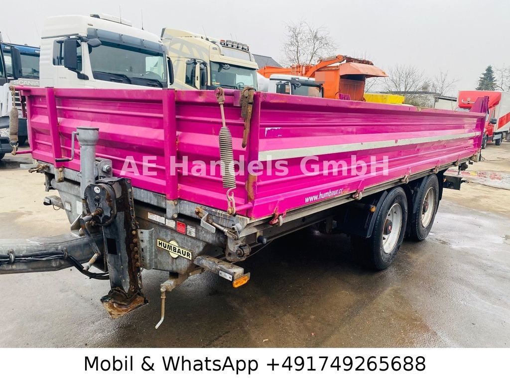 Самосвальный прицеп Humbaur HTK 135524 TA-BE 3 Seiten Tandem *8m³: фото 17