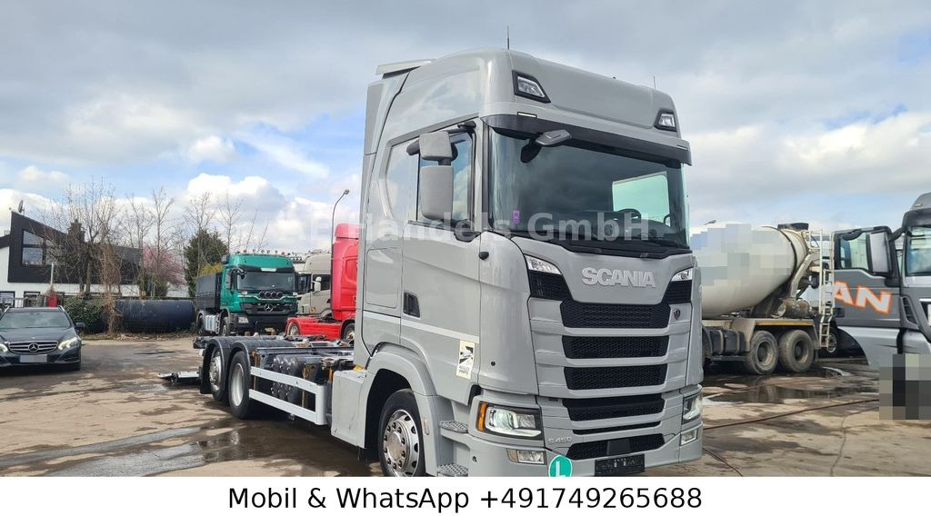 Scania S450 HighLine LL BDF *Retarder/Lenk+Lift/LBW/AHK - Грузовик-контейнеровоз/ Сменный кузов: фото 1 Scania S450 HighLine LL BDF *Retarder/Lenk+Lift/LBW/AHK - Грузовик-контейнеровоз/ Сменный кузов: фото 1