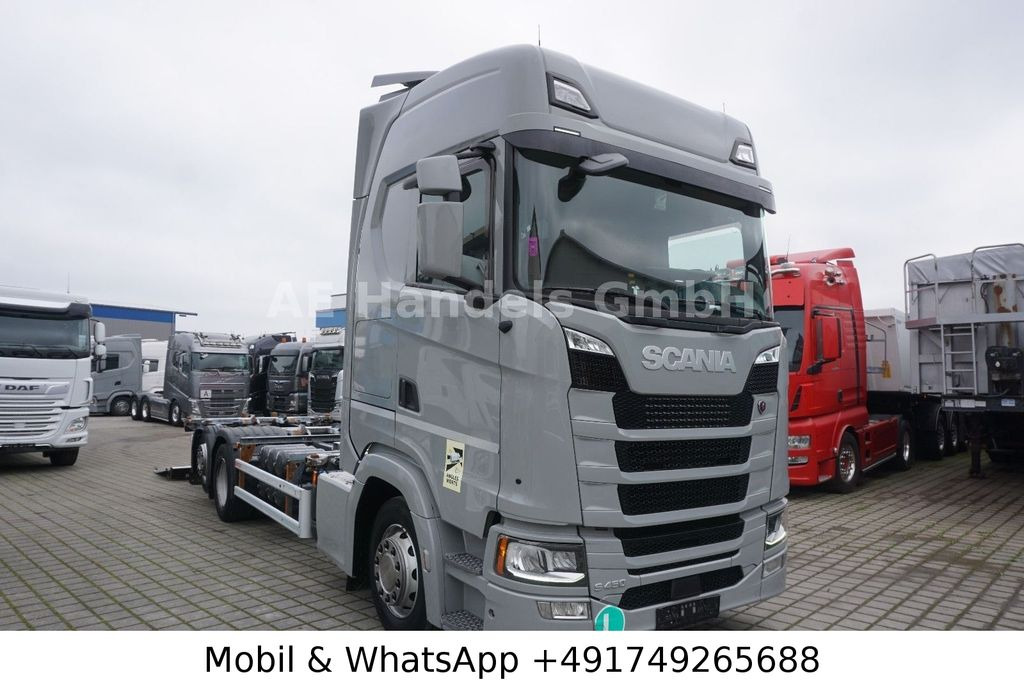 Scania S450 HighLine LL BDF *Retarder/Lenk+Lift/LBW/AHK - Грузовик-контейнеровоз/ Сменный кузов: фото 1 Scania S450 HighLine LL BDF *Retarder/Lenk+Lift/LBW/AHK - Грузовик-контейнеровоз/ Сменный кузов: фото 1